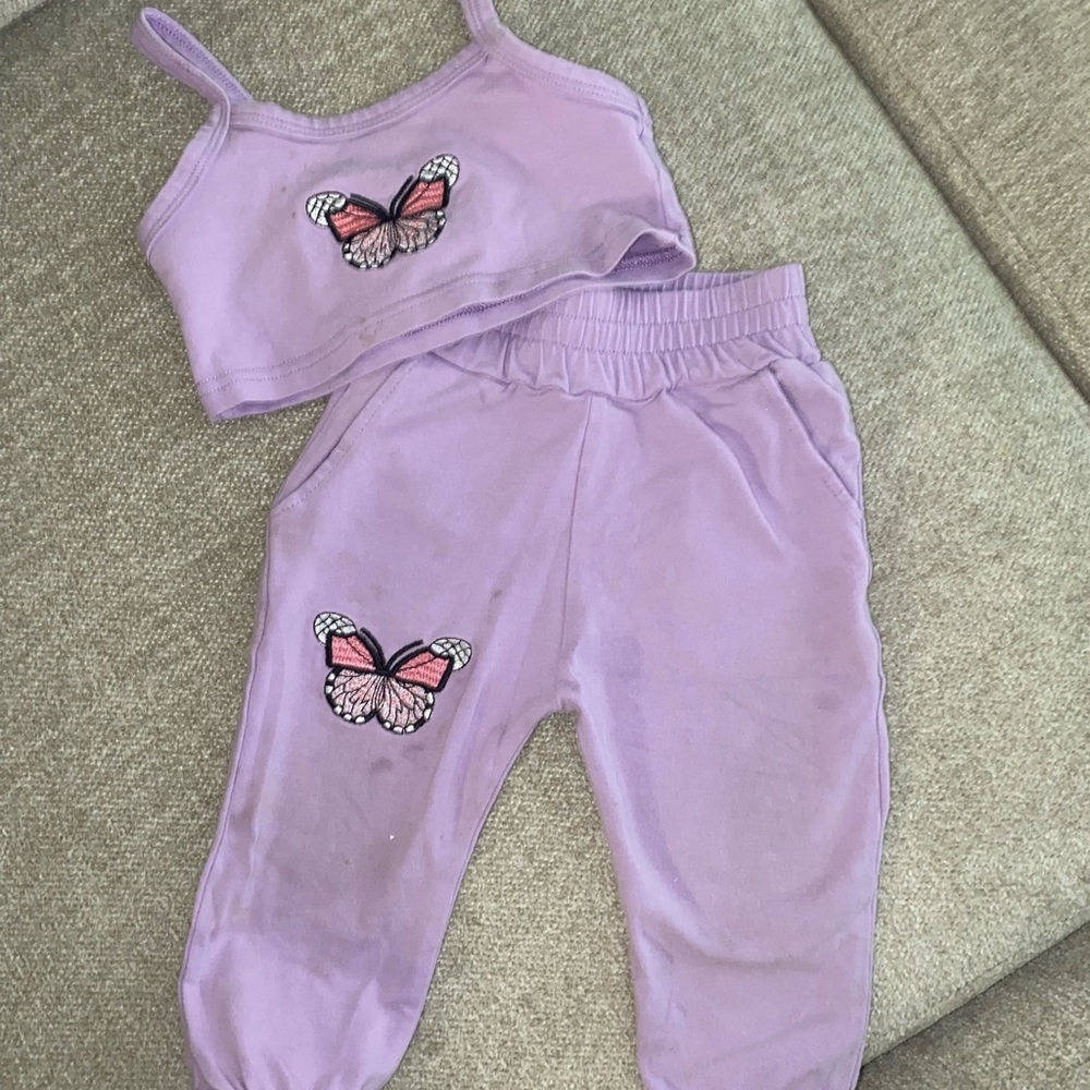 Two piece Butterfly Set